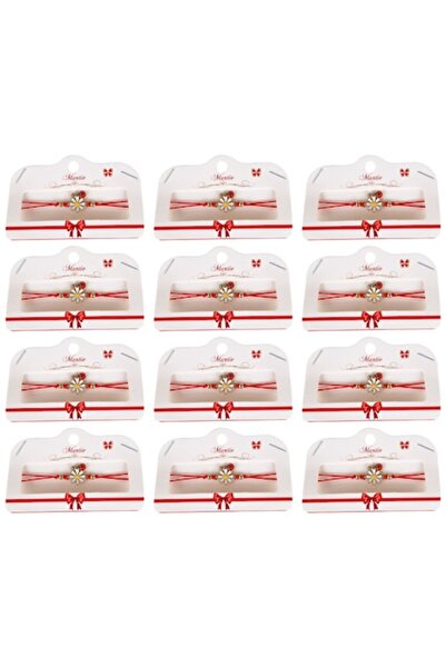 supershop Set of 12 Lucky Ladybug Daisy Bracelets Martisor