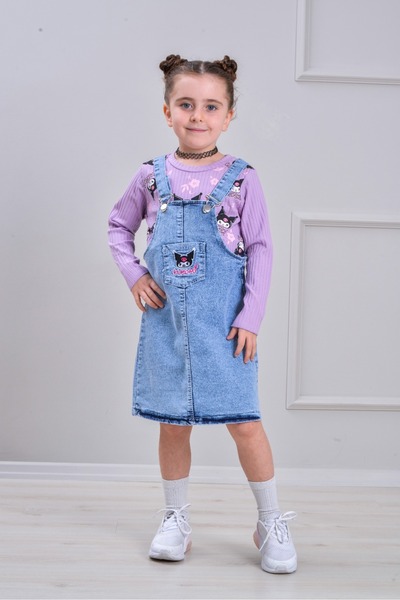 ÖRZİ Kids جينز كورومي مطبوع عليه تصميمات موسمية مع جيليه بادي