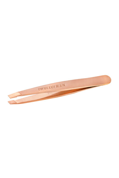 Tweezerman Rose Gold Mini Eğik Uçlu Cımbız