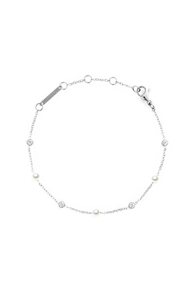 Daniel Wellington Pearl Bracelet Silver