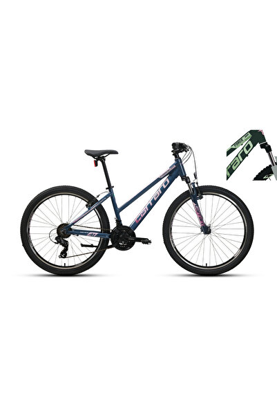 Carraro Force 601 21-V VB Dağ Bisikleti - Mat Koyu Yeşil-Açık Yeşil-Pembe - 3...