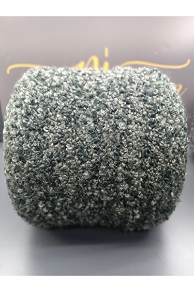 Pİ Yarn Penlope Iri Buklet Black Woolen Hand Knitting Yarn 557No 500Gr