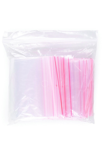 OFFICE products Plastic Zip Bags for Sealing, 100 x 150 mm, 40 microns, 100 p...