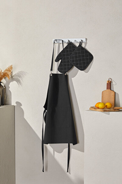 Özdilek Basic Oven Gloves & Tongs Set