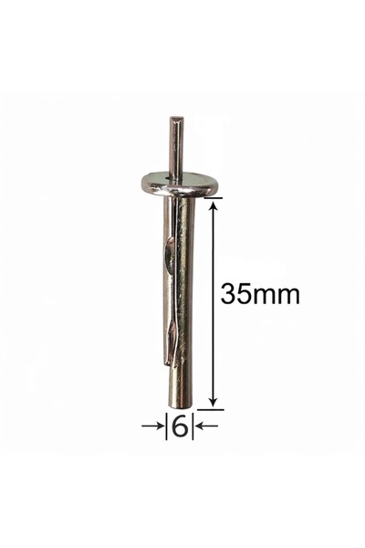 Gray Square Diblu metalic 6x35mm - 100buc/buc