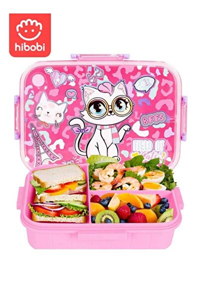 GOG Kids Lunch Box Stainless Steel Bento Box - Cat