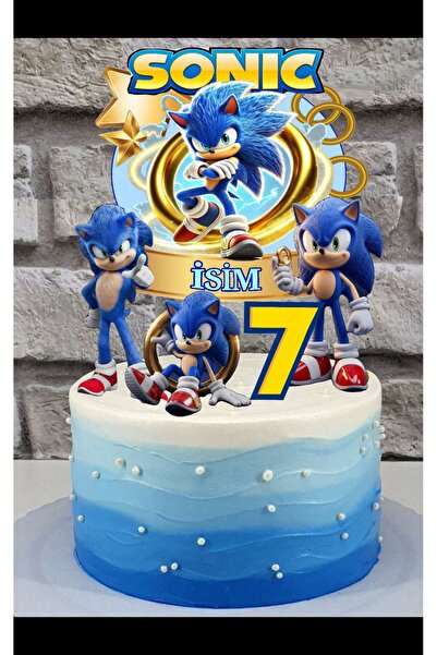 E-Quality Doğum günü Pasta Süsü Sonic