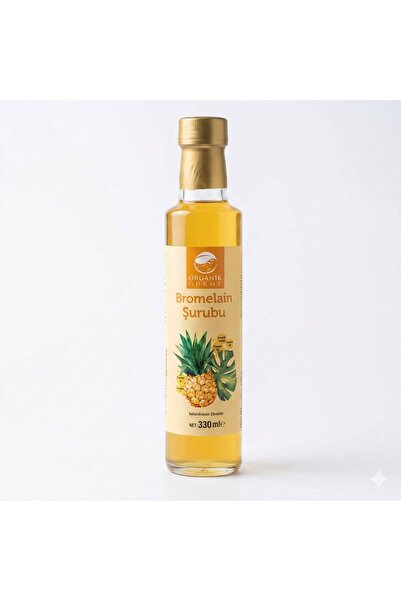 Organik Gurme Bromelain Şurubu 330 Ml
