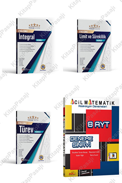 Acil Yayınları Acil AYT Reaksiyon 8 li Deneme ve Yıldızlar Yarışıyor AYT Limi...