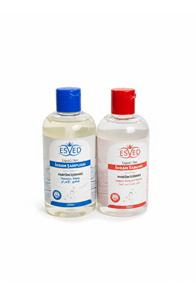 Hurma Kervanı Hac ve Umre İçin Uygun 250 ml Kokusuz İhram Şampuanı ve 250 ml ...