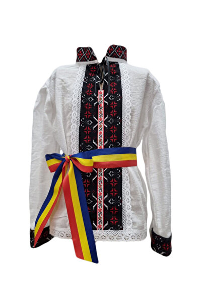 fantasialand Traditional belt and belt for boys, black color