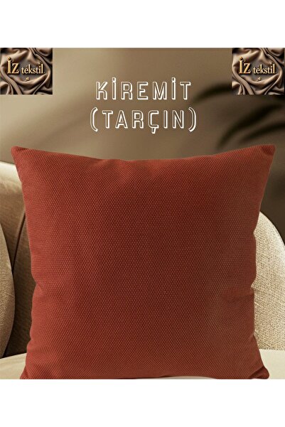 İZ WORTH WEARİNG İZ TEKSTİL MOZAİK DESENLİ TARÇIN RENKLİ KIRLENT KILIFI DEKOR...