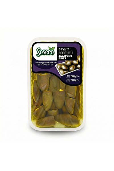 Sosero Peynir Dolgulu Jalapeno Biber 2000 Gr