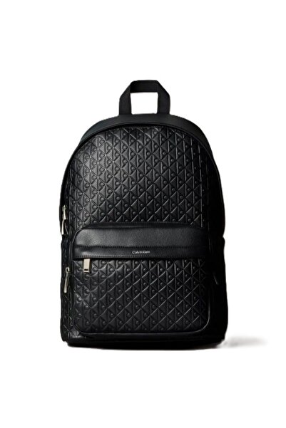 Calvin Klein Ghiozdan Rucsac rotund cu emblemă AOP în rucsac, unisex