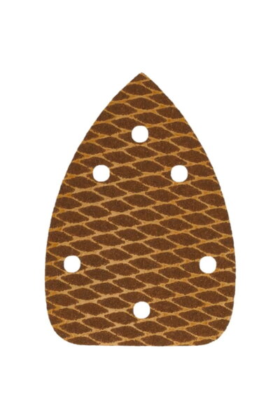 Generic Șmirghel Delta anti-blocare, 140x140x80mm, #120, velcro, set 5 buc.