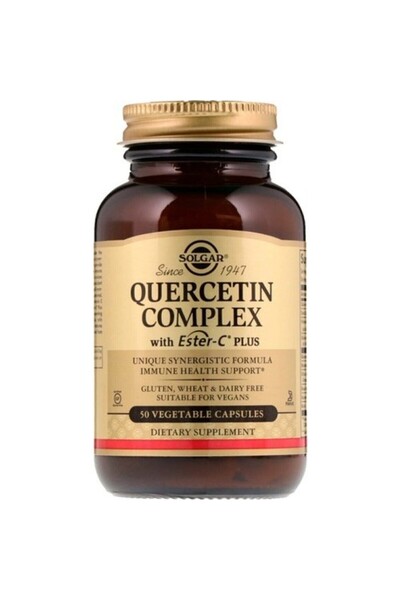 Solgar مكمل غذائي من الكويرسيتين مع إستر-سي بلس 50 كبسولة