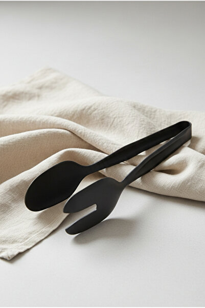 FH finehome Neko Black Series Salad Tongs