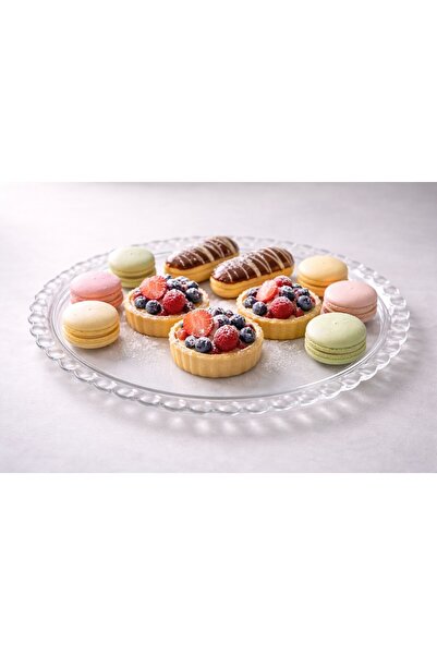 Noah Exclusive 37 cm Pasabahce Maxi Presentation Tray-Glass Tray-Glass Presen...