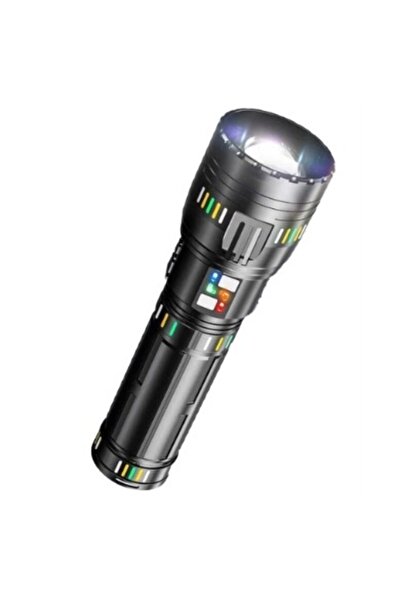 Mihai Lanternă portabilă cu LED reîncărcabilă COBA CB W518 cu o rază de acțiu...