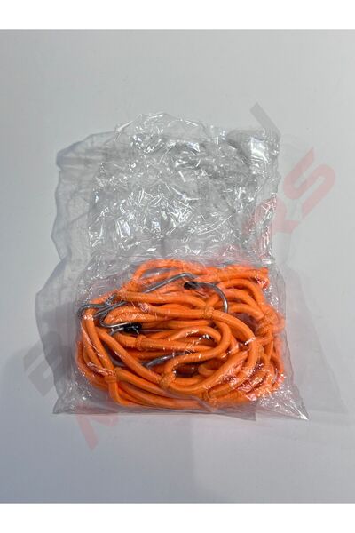 BAŞKAN Motorsiklet Kask ve Bagaj Filesi TURUNCU