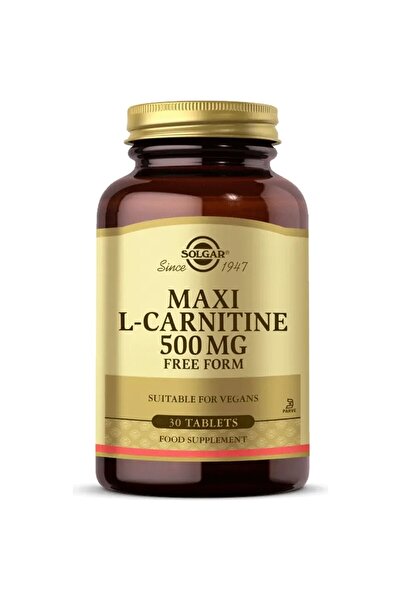 Solgar Vitamin Maxi L-Carnitine 500 Mg 30 Tablets