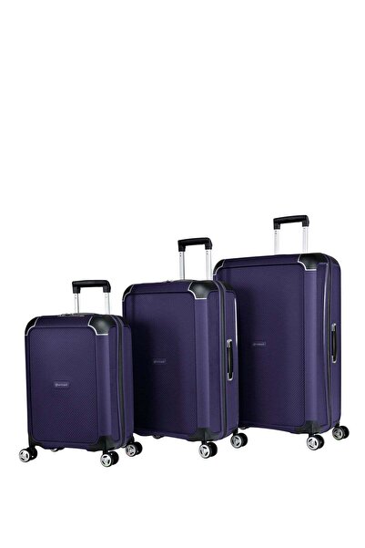 eminent Champion Hard Case Travel Bags Trolley Luggage Sets of 3 Polypropylen...
