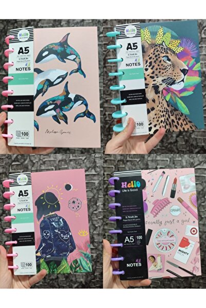 senacacollection Caiet cu spirală groasă și linii, 100 de pagini, 1 bucată