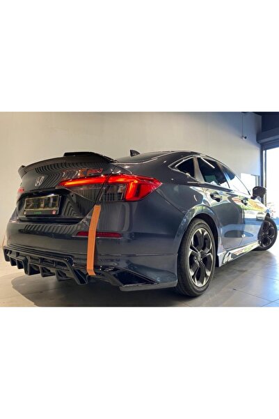 Tuning Vadisi Honda Civic FE Arka Ek Tampon Eki (Plastik) 2022+ Boyasız
