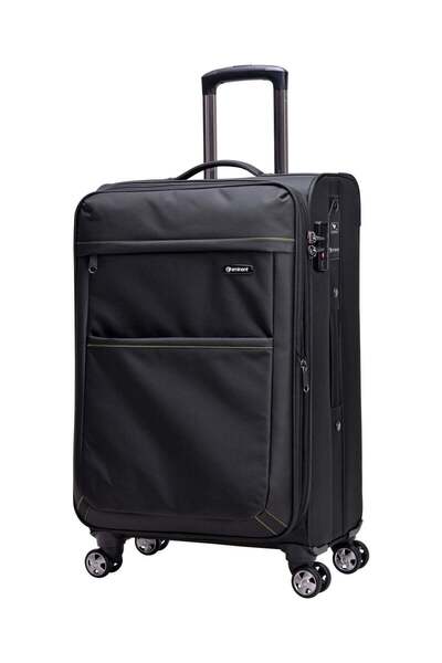 eminent Soft Shell Travel Bag Expandable Luggage Trolley for Unisex