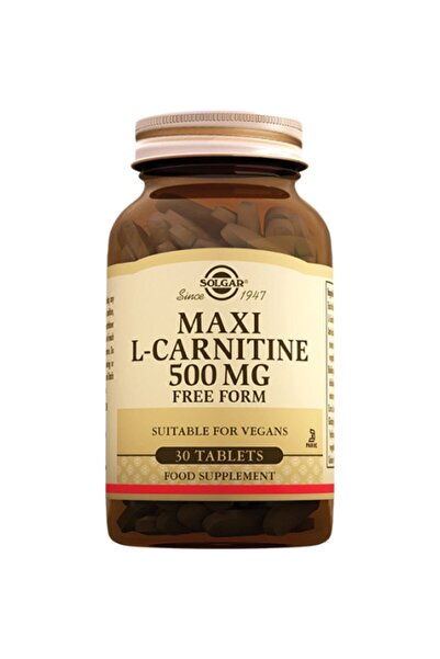 Solgar Maxi L Carnitine 500 Mg 30 Tablets (Maxi L Carnitine)