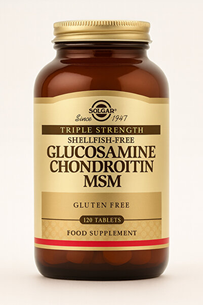 Solgar Glucosamine Chondroitin MSM 120 Tablets