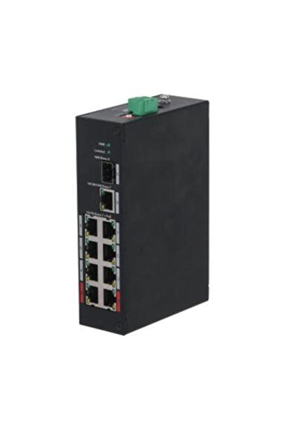 DAHUA Pfs3110-8et-96-v2 8 منافذ 10/100 + 1xgb Rj45/sfp 96w Poe Switch صناعي