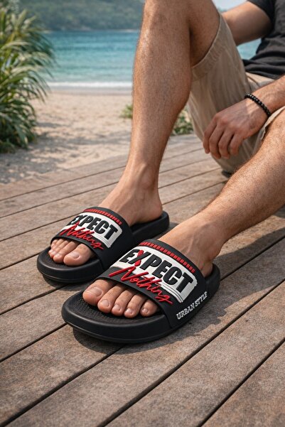 Moda Frato Expect Men's Slippers Sea Beach Pool Slippers Bathroom Garden Balc...