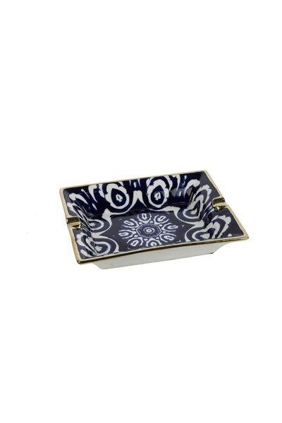 Mikasa Moor Blue Blanc Dek Tabak 22x17x5cm