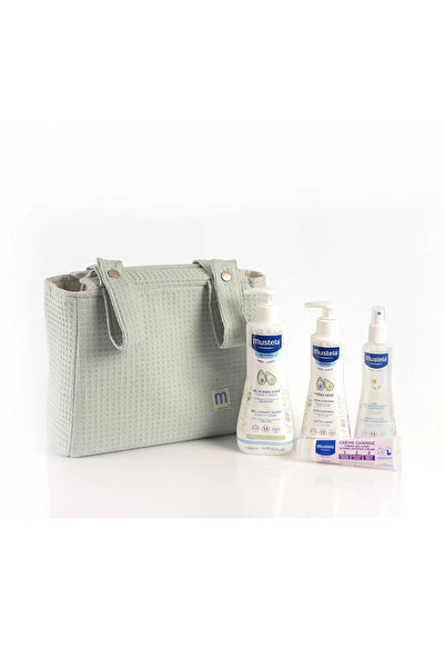 Mustela Set complet pentru ingrijirea pielii bebelusilor BOLSA CARRITO MENTA ...