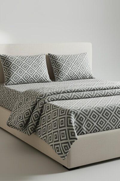 Lotusline Elastic Sheet Set Single Size Akfil Fabric Fade-Resistant Fabric