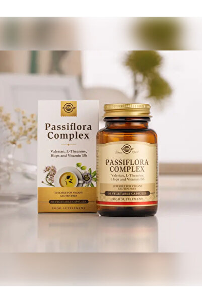 Solgar Passiflora Complex 30 Capsules (Passionflower, Passionflower Extract, ...