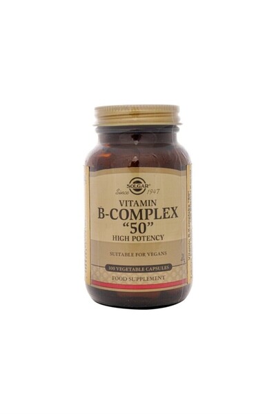 Solgar Vitamin B Complex 50 Mg 100 Capsules