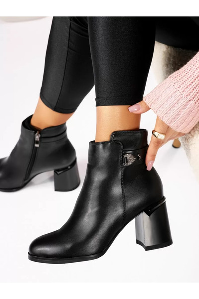 Zaira Women's Ankle Boots Valencia Black #17976 - 40