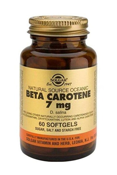 Solgar Beta Carotene 7 Mg 60 Capsules