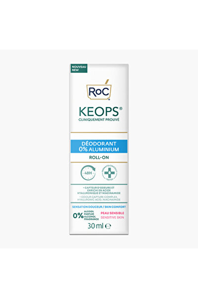 Roc مزيل عرق كيوبس رول أون خالي من الألومنيوم - 30 مل