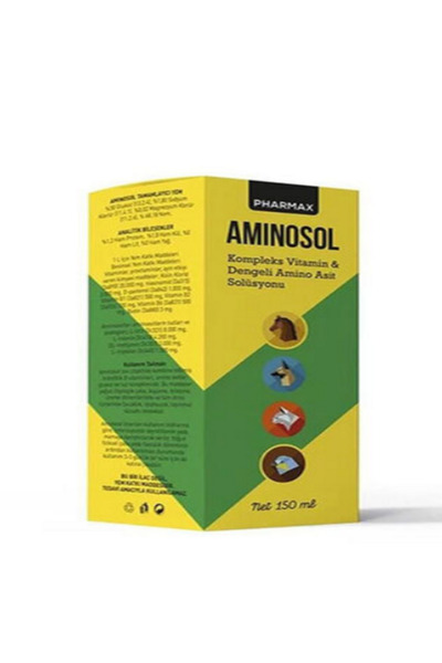 Pharmax Aminosol Vitamin ve Aminoasit Solüsyonu 150 ml | İştah Açıcı, Enerji ...