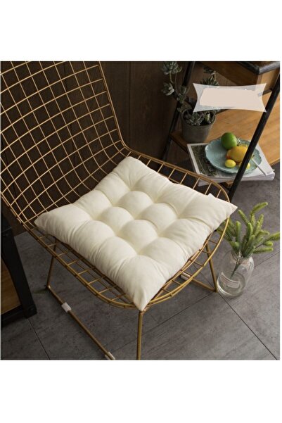 OEM Soft chair cushion, 38*38 cm. White