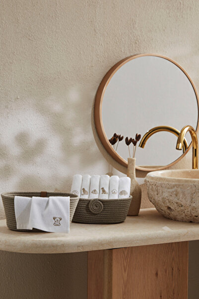 Özdilek Wipure 12'li Nakışlı Yıkanabilir Havlu Peçete 20x20 cm