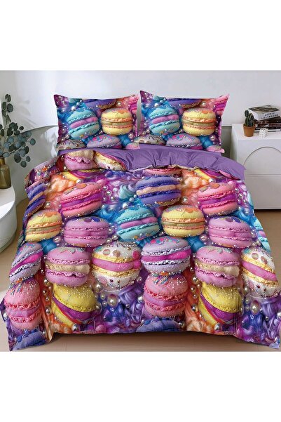 Casa de Vis Double bed linen set, satin cotton, 220 x 230 cm, 4 pieces, A50-711,