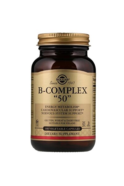 Solgar Vitamin B-complex 50 100 Capsules