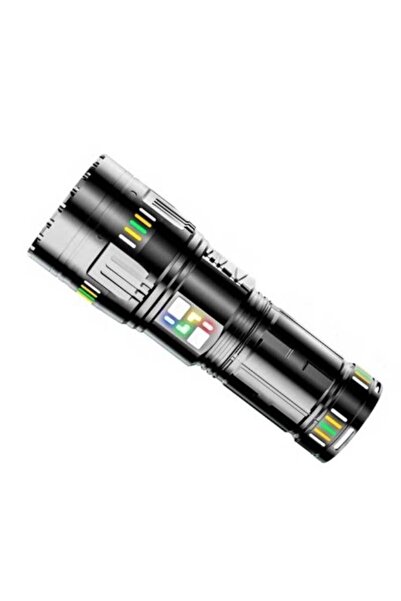 Mihai Lanternă profesională BL G601 fiabilă, cu 4 baterii 18650, încărcare USB