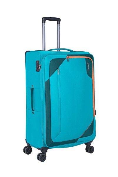 eminent Expandable Luggage Trolley Bag Soft Suitcase for Unisex Travel