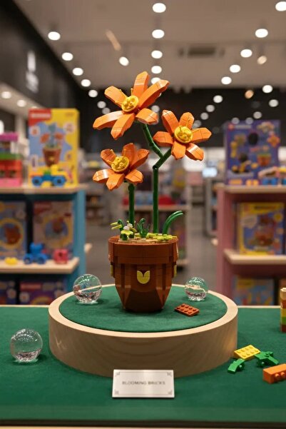 DOSTOYS Turuncu Güngüzeli Mini Çiçek Oyun Bloğu
