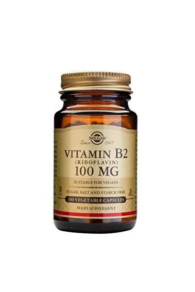 Solgar Vitamin B2 Riboflavin 100 Mg 100 Capsules
